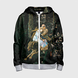 Детская толстовка на молнии Васнецов Иван царевич на Сером Волке