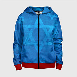 Детская толстовка на молнии Звезды Давида