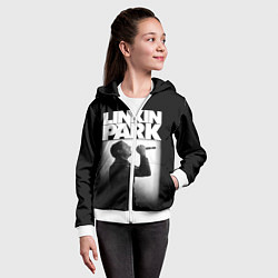 Толстовка на молнии детская LP Chester, цвет: 3D-белый — фото 2