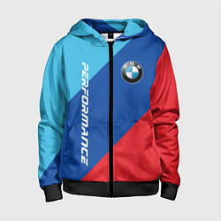 Детская толстовка на молнии Bmw - m colors