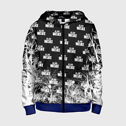 Детская толстовка на молнии Алан Вейк узор