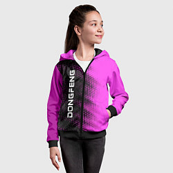 Толстовка на молнии детская Dongfeng pro racing: по-вертикали, цвет: 3D-черный — фото 2