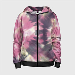 Детская толстовка на молнии Tie-Dye дизайн