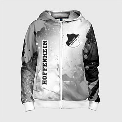 Детская толстовка на молнии Hoffenheim sport на светлом фоне вертикально