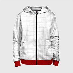 Детская толстовка на молнии Паттерн абстракция хаотичная клетка - crazy square