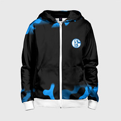 Детская толстовка на молнии Schalke 04 fc camo