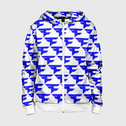 Детская толстовка на молнии FaZe Clan pattern team