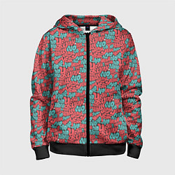 Толстовка на молнии детская И да и нет, цвет: 3D-черный