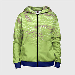 Детская толстовка на молнии Крокодила кожа абстракция