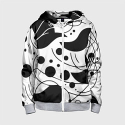 Толстовка на молнии детская Fashion abstraction - ai art fantasy, цвет: 3D-меланж