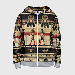 Детская толстовка на молнии Египет этника