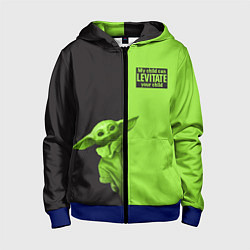 Детская толстовка на молнии Child Grogu