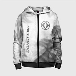 Детская толстовка на молнии Dongfeng - white gradient вертикально