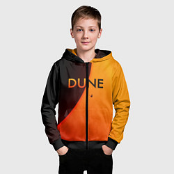 Толстовка на молнии детская Dune Arrakis, цвет: 3D-черный — фото 2