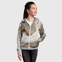 Толстовка на молнии детская Мой удав, цвет: 3D-меланж — фото 2