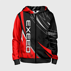 Детская толстовка на молнии Exeed - red uniform