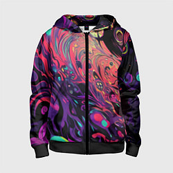 Детская толстовка на молнии Интерференционные цвета