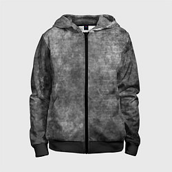 Детская толстовка на молнии Абстракция - gray wall