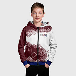 Толстовка на молнии детская Сноуборд горы зовут, цвет: 3D-синий — фото 2