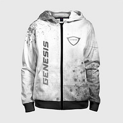 Детская толстовка на молнии Genesis - white gradient вертикально