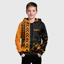 Толстовка на молнии детская Kayo, цвет: 3D-черный — фото 2