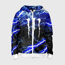 Детская толстовка на молнии Monster storm energy