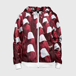 Детская толстовка на молнии Рассказ служанки паттерн