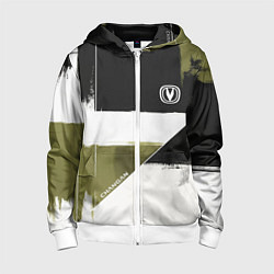 Толстовка на молнии детская Changan логотип, цвет: 3D-белый