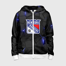 Детская толстовка на молнии Нью Йорк Рейнджерс - НХЛ хоккей