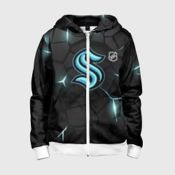 Детская толстовка на молнии Сиэтл Кракен - НХЛ хоккей