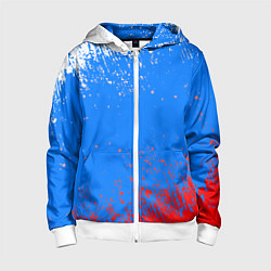 Детская толстовка на молнии Патриот - флаг