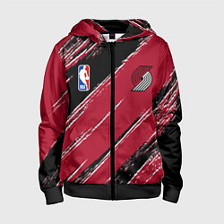 Детская толстовка на молнии Трэйл Блэйзерс - цвета команды