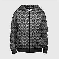 Детская толстовка на молнии Стальная кольчуга воинов