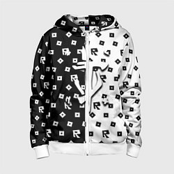 Детская толстовка на молнии Doom x roblox pattern