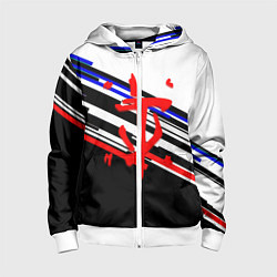 Детская толстовка на молнии Doom line color