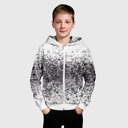Толстовка на молнии детская Грязь, цвет: 3D-белый — фото 2