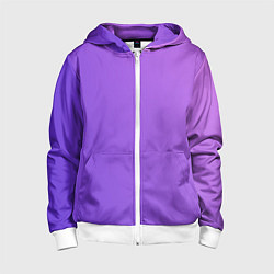Детская толстовка на молнии The color is purple