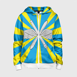 Детская толстовка на молнии Флаг ВВС