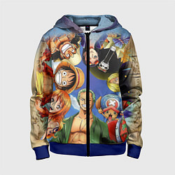 Детская толстовка на молнии One Piece