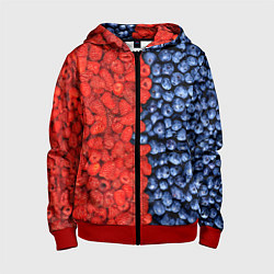 Детская толстовка на молнии Ягодка