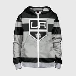 Толстовка на молнии детская Los Angeles Kings, цвет: 3D-меланж