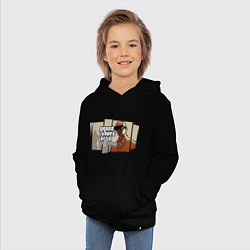 Толстовка детская хлопковая GTA San Andreas, цвет: черный — фото 2
