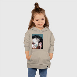 Толстовка детская хлопковая Том Харди Ван Гога, цвет: миндальный — фото 2