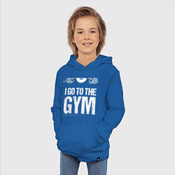 Толстовка детская хлопковая Gym Everyday, цвет: синий — фото 2
