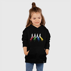 Толстовка детская хлопковая Beatles Color, цвет: черный — фото 2