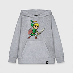 Толстовка детская хлопковая Линк, цвет: меланж