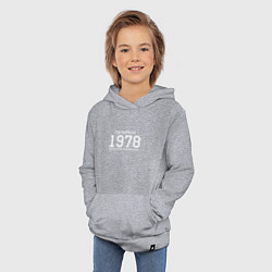 Толстовка детская хлопковая Год выпуска 1978, цвет: меланж — фото 2