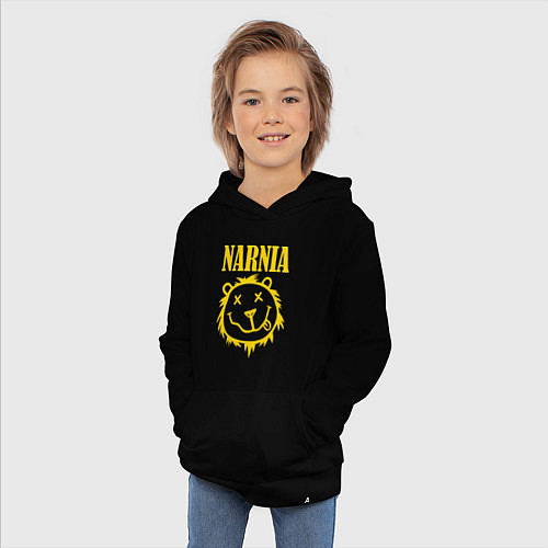 Детская толстовка-худи Narnia / Черный – фото 3