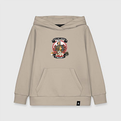 Толстовка детская хлопковая Махно Нестор Иванович, цвет: миндальный