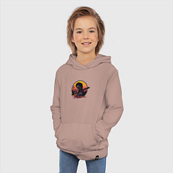 Толстовка детская хлопковая The BabySitter, цвет: пыльно-розовый — фото 2